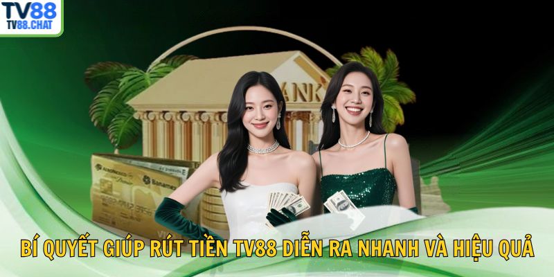 🧠 Bí quyết giúp rút tiền TV88 diễn ra nhanh và hiệu quả hơn
